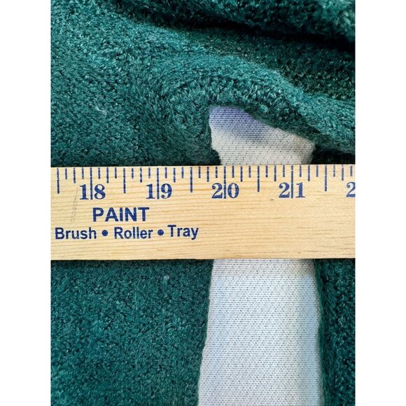 Croft & Barrow 1/4 Zip Cable Knit Sweater Size S Green Stretch Soft - Picture 7 of 10